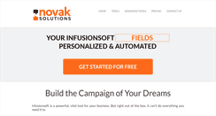 Desktop Screenshot of novaksolutions.com