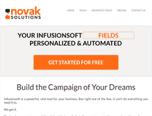 Tablet Screenshot of novaksolutions.com